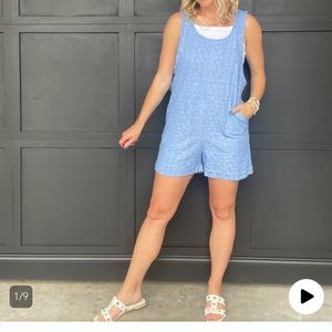 Blue romper only tried on. Zenana brand